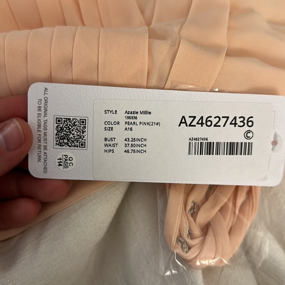 Azazie Millie Pearl Pink - Picture 4 of 4